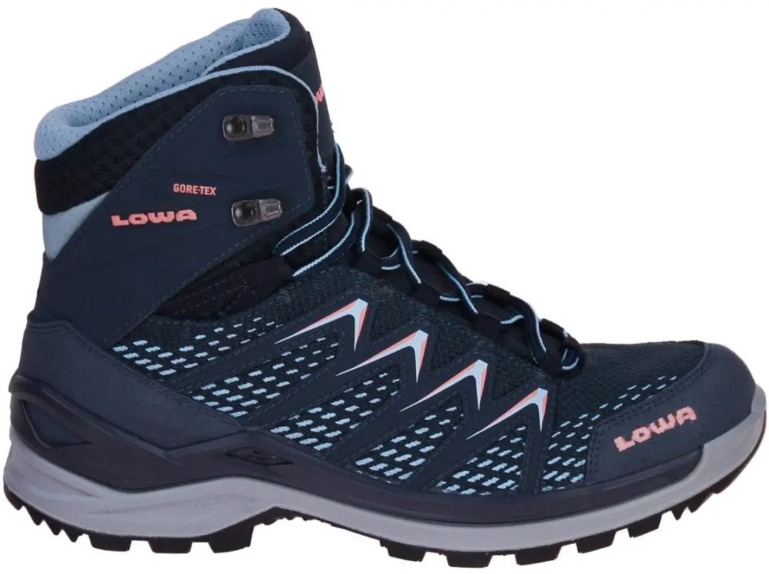 Lowa Innox Pro GTX Mid Dames - 38 - Staalblauw/Zalm