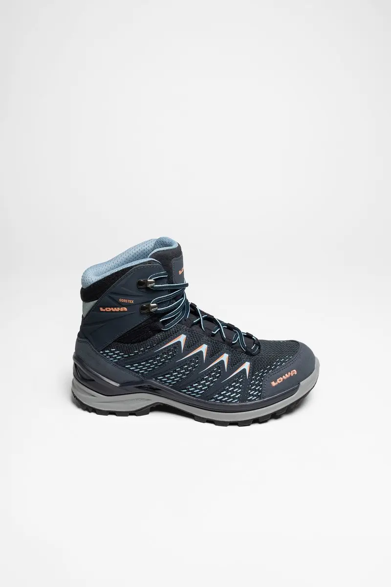 Lowa Innox Pro GTX Mid Dames - 38 - Staalblauw/Zalm