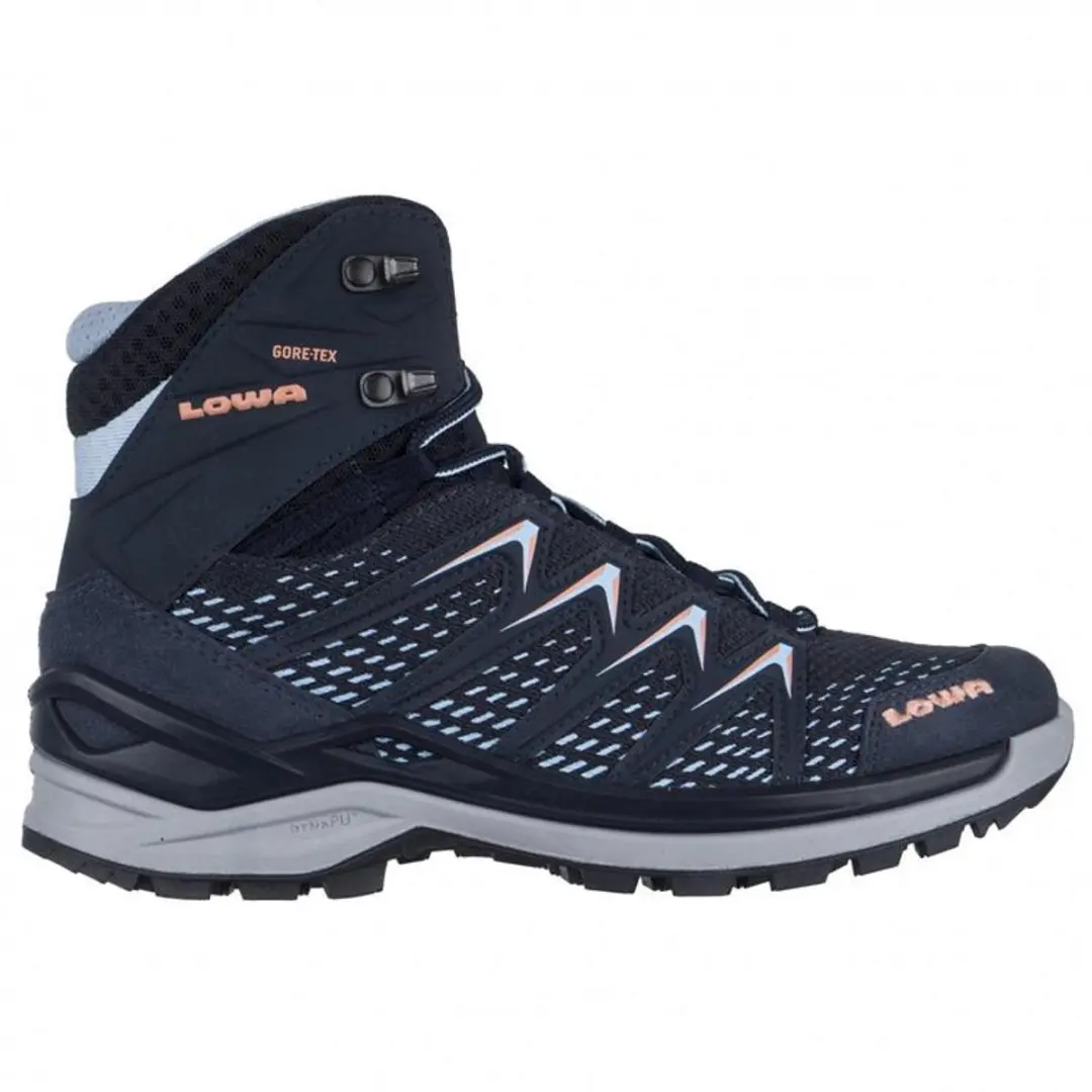 Lowa Innox Pro GTX Mid Dames - 38 - Staalblauw/Zalm