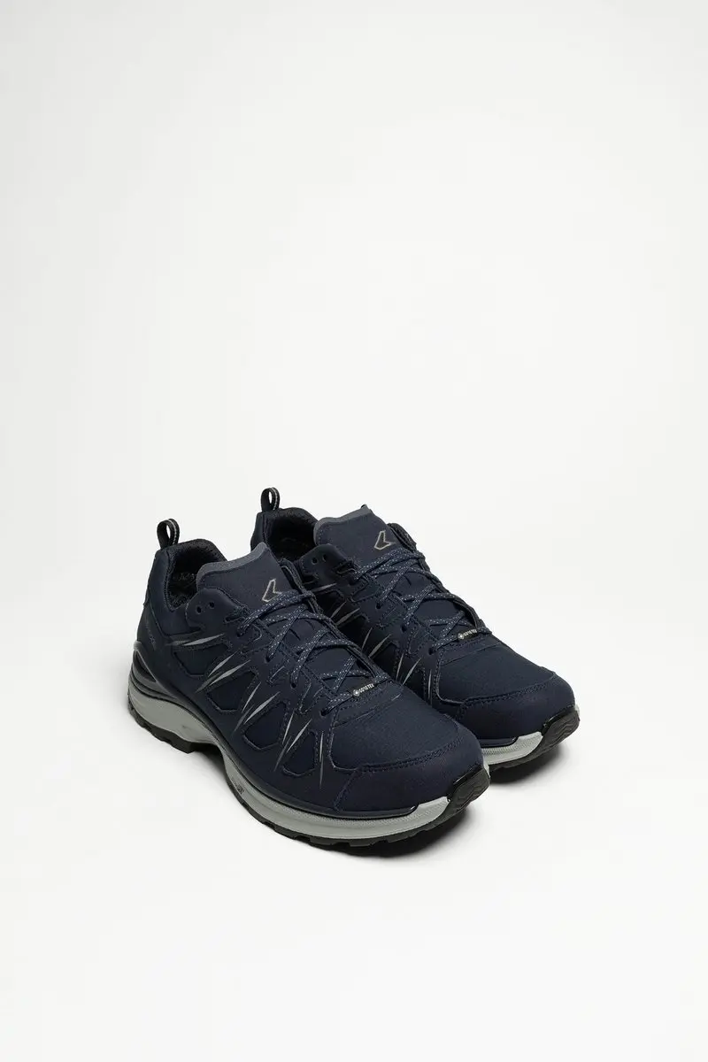 Lowa Innox Evo II GTX Heren Wandelschoenen - 41 - Navy/Grijs