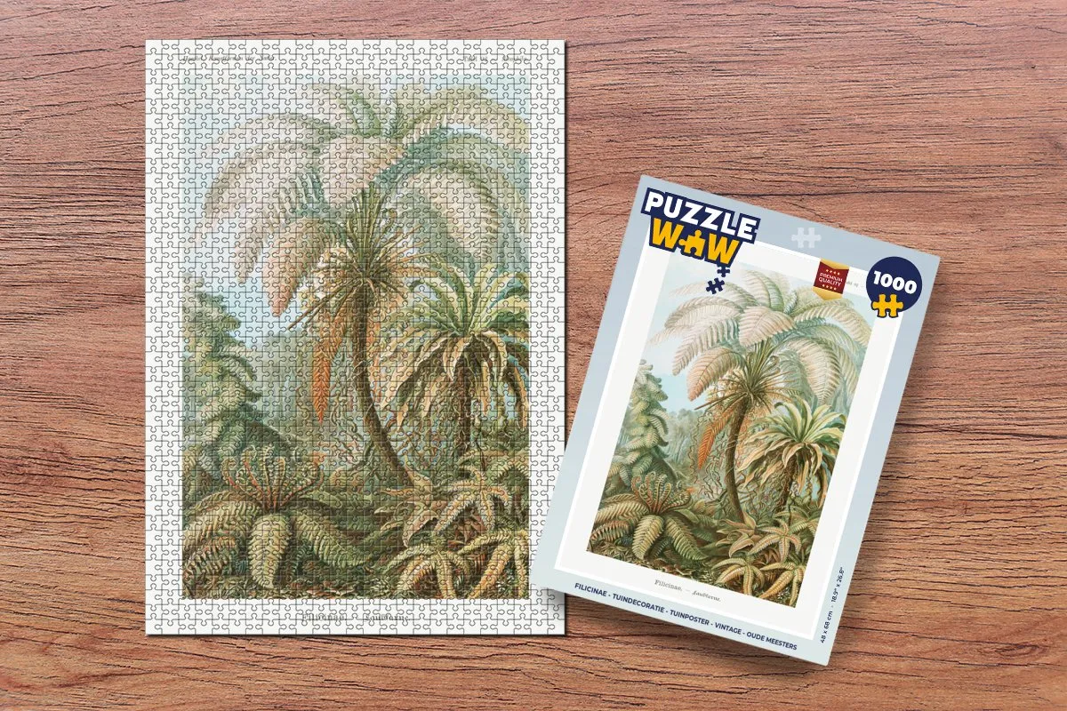 PuzzleWow Vintage Oude Meesters Legpuzzel 1000 Stuks - Multicolor