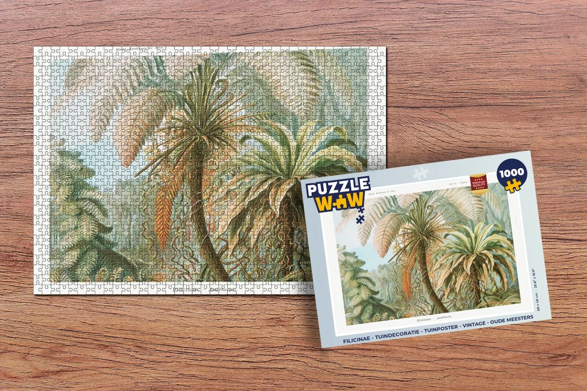 PuzzleWow Vintage Oude Meesters Legpuzzel 1000 Stuks - Multicolor