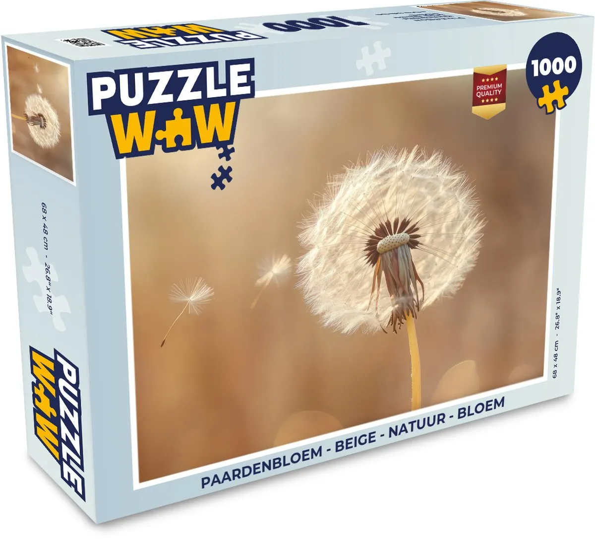 PuzzleWow Paardenbloem Legpuzzel 1000 Stuks