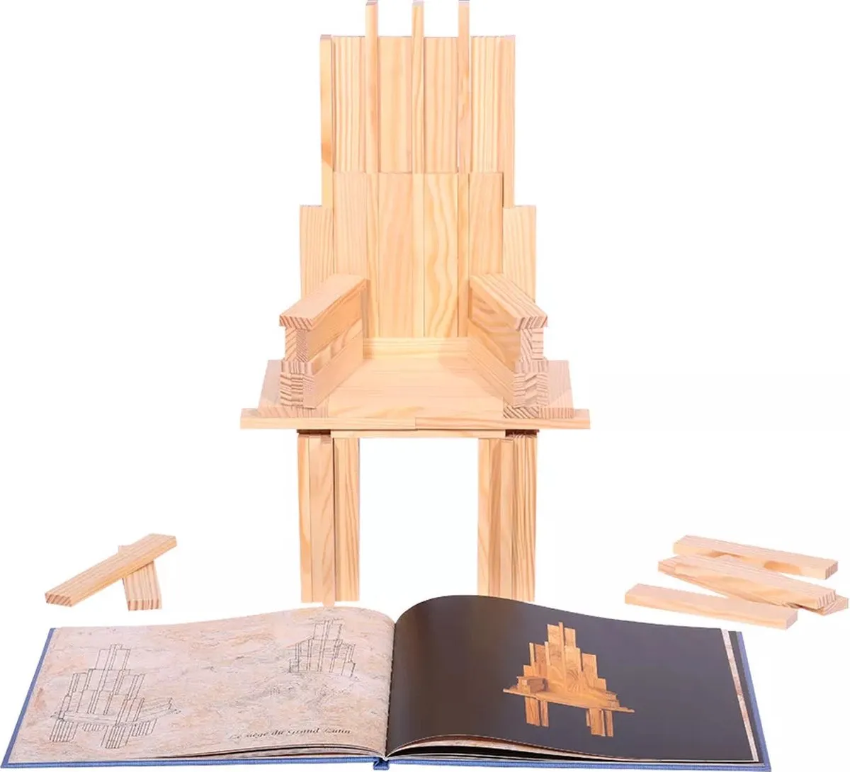 KAPLA Constructiespeelgoed Blauw Boek