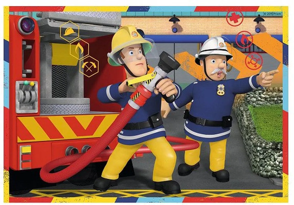 Ravensburger Brandweerman Sam Puzzels - 2x12 Stuks Multicolor