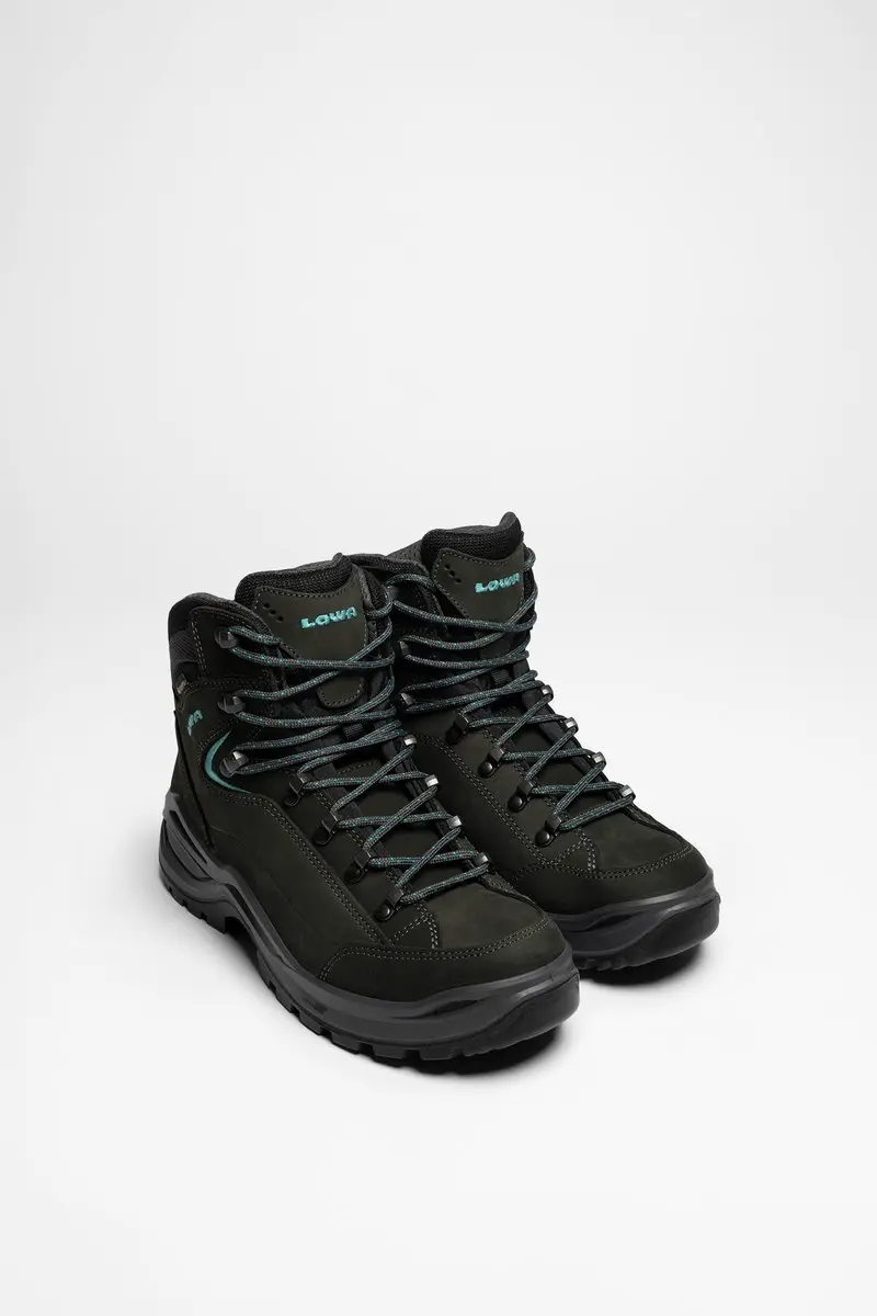 Lowa Renegade EVO GTX Mid Dames - 44.5 - Grijs/Turquoise