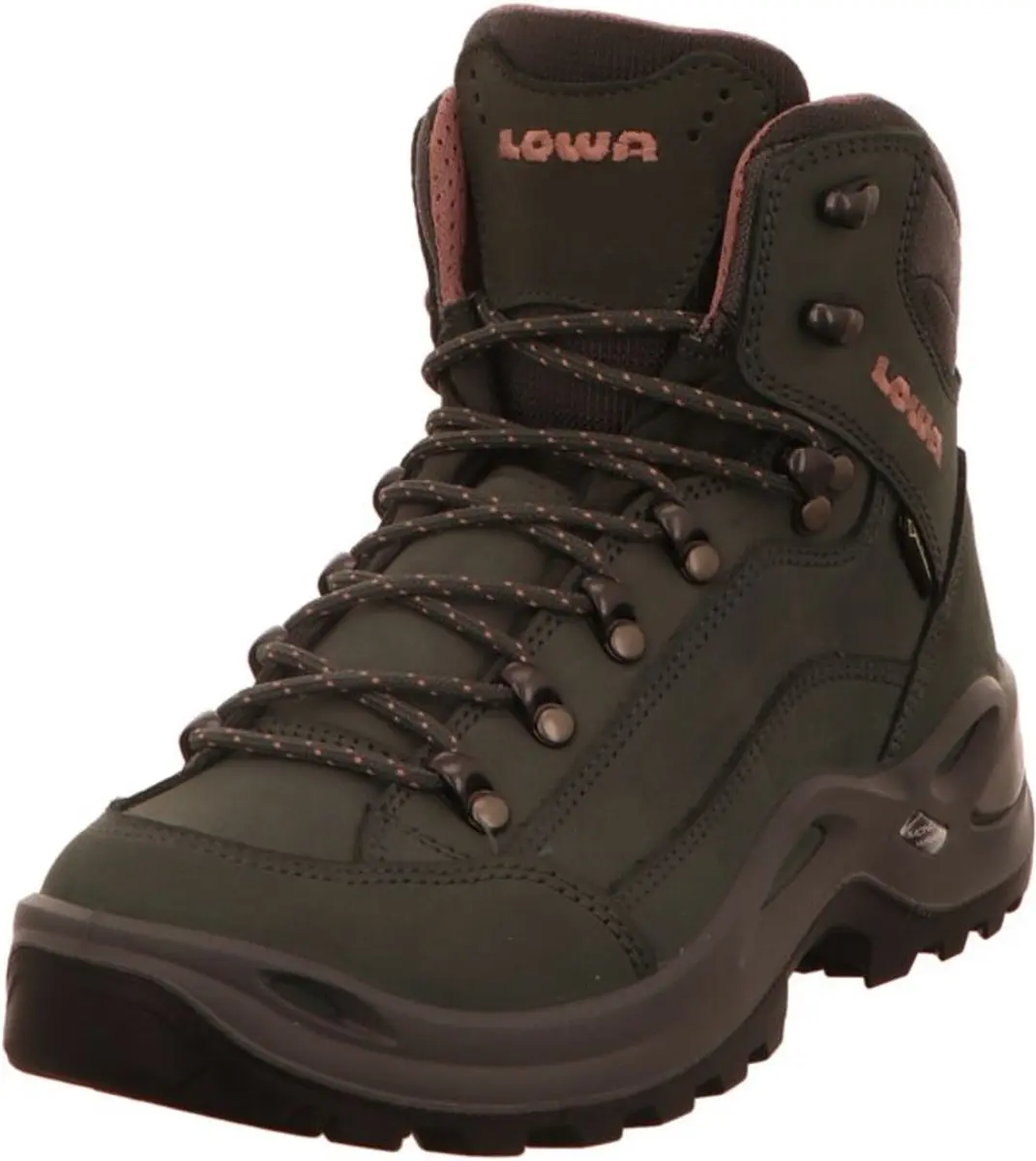 Lowa Renegade GTX Mid Wandelschoenen - 38 - Donker grijs/roze