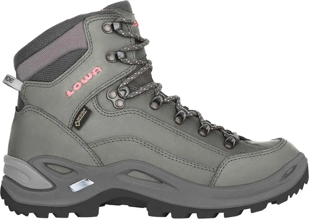 Lowa Renegade GTX Mid Wandelschoenen - 38 - Donker grijs/roze