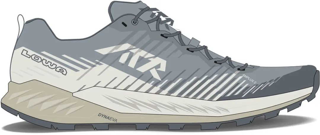 Lowa Amplux 2 WS Lage Wandelschoenen Dames - Blauw