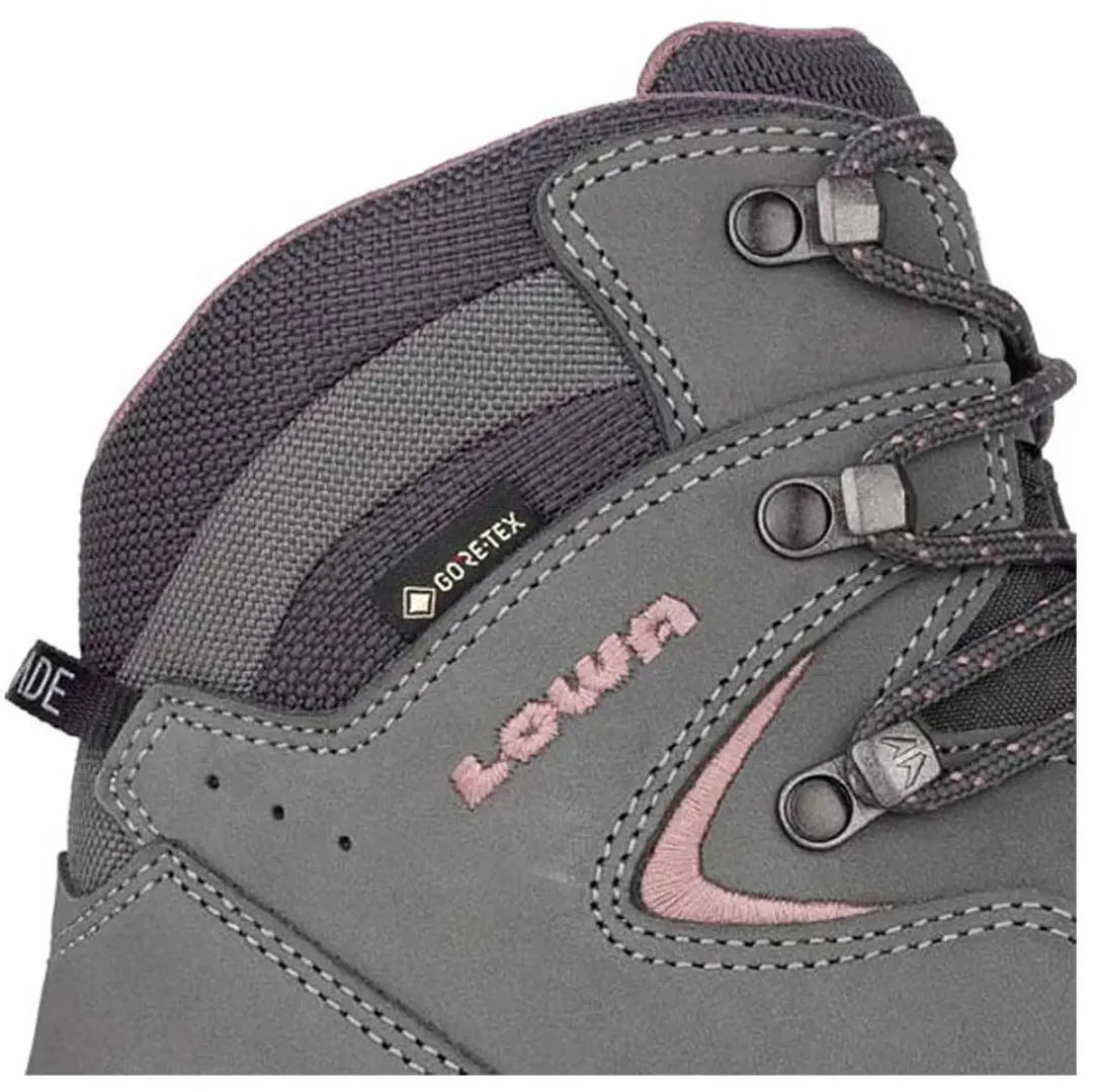 Lowa Renegade Evo GTX Mid Wandelschoenen Dames - Grijs/Roze
