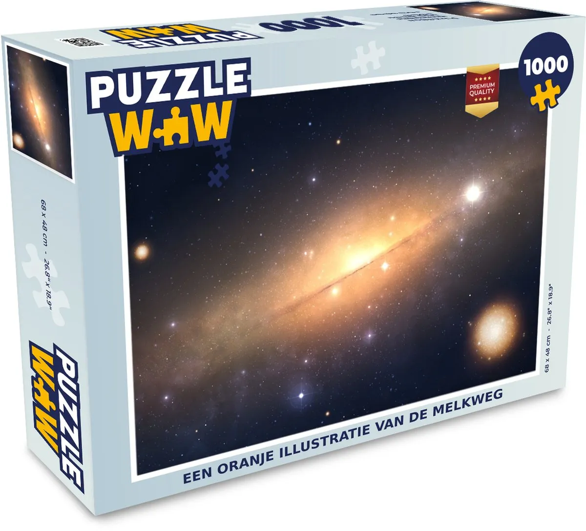 PuzzleWow Melkweg Legpuzzel 1000 Stuks