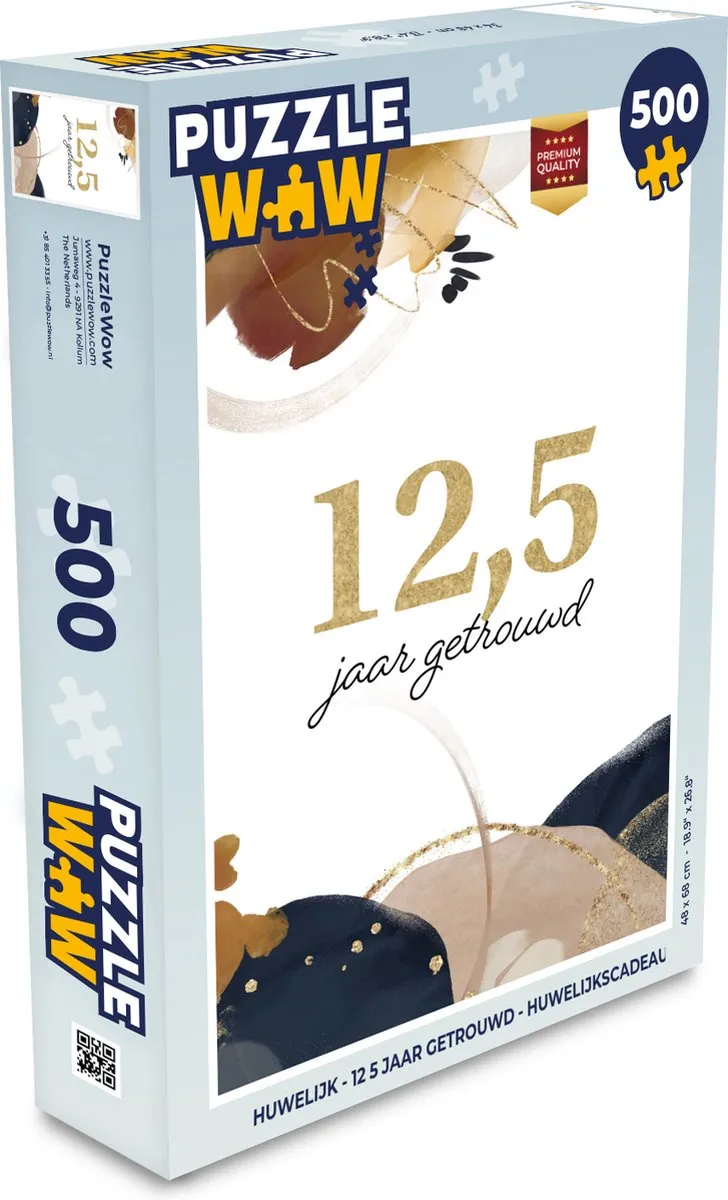 PuzzleWow Jubileum Legpuzzel 500 Stuks
