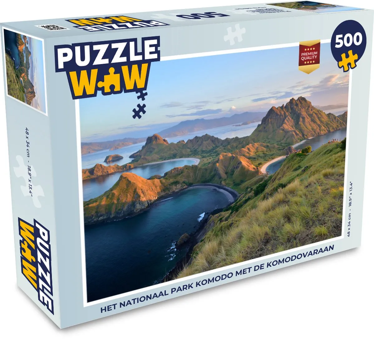 PuzzleWow Komodo Legpuzzel 500 Stuks