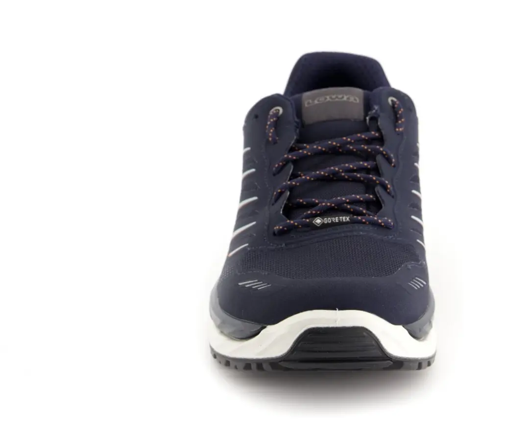 Lowa Axos GTX Lo WS Dames Wandelschoen - 38 - Navy/Iceblue