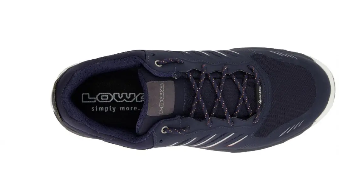Lowa Axos GTX Lo WS Dames Wandelschoen - 38 - Navy/Iceblue - afbeelding 6 van 6