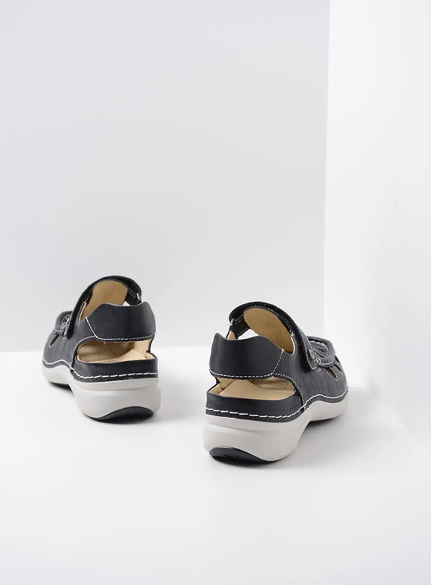 Wolky Rolling Sun Dames Sandalen 0720435-700 - Maat 36 - Zwart - afbeelding 6 van 6