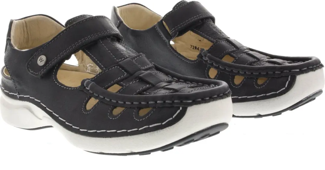 Wolky Rolling Sun Dames Sandalen 0720435-700 - Maat 36 - Zwart
