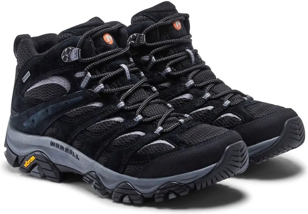 Merrell Moab 3 Mid GTX Wandelschoenen Heren - 45 - Black/Grey - afbeelding 5 van 6