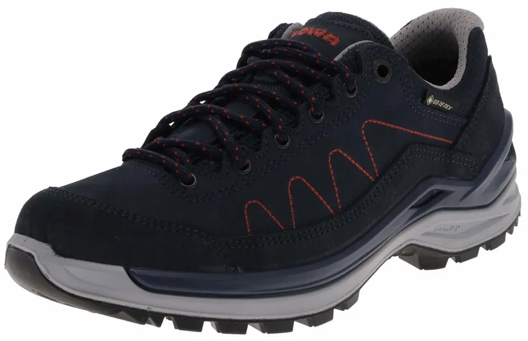 Lowa Toro Pro GTX Lo Wandelschoenen Dames - 38 - Navy/Redwood