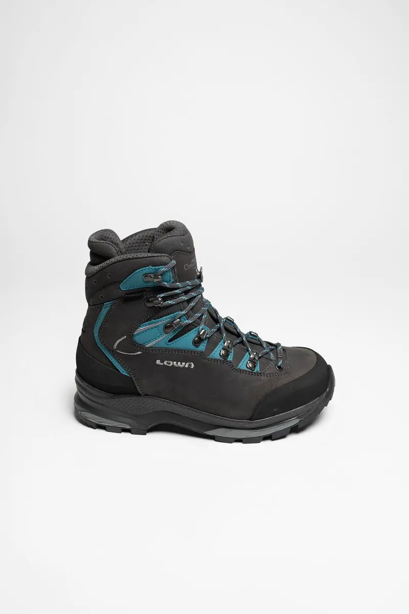 Lowa Mauria Evo GTX Ws Dames Trekkingschoenen - Antraciet/Turquoise