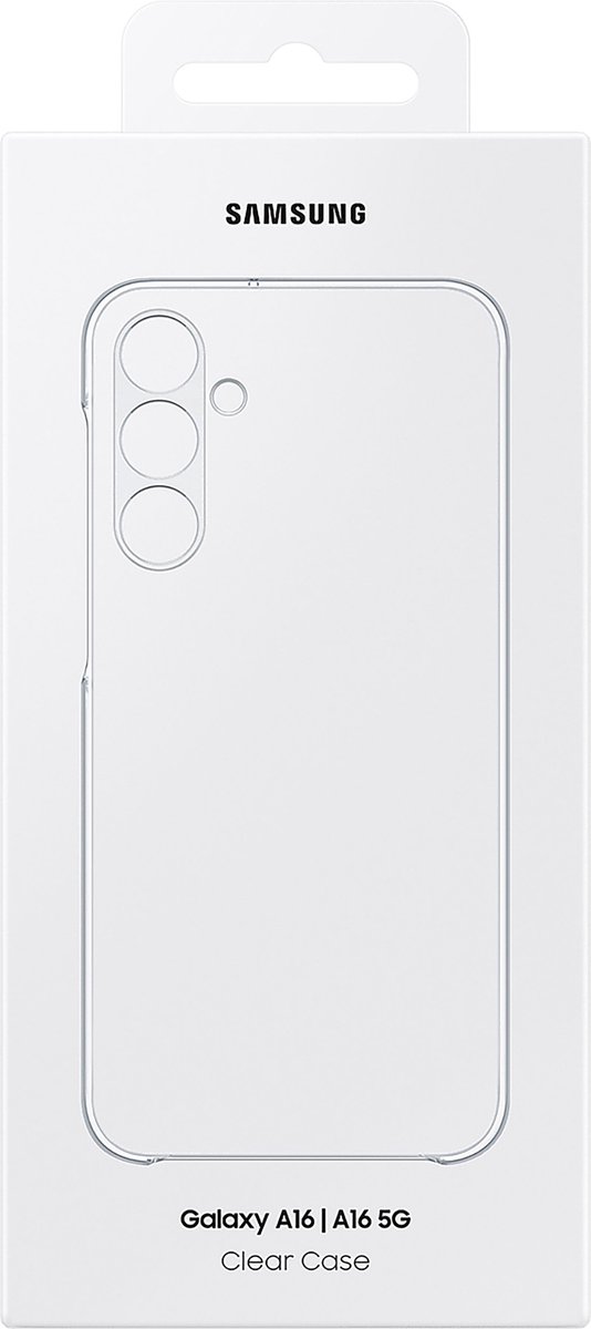Samsung Galaxy A16 4G (LTE) - 128GB + Clear Case - Zwart