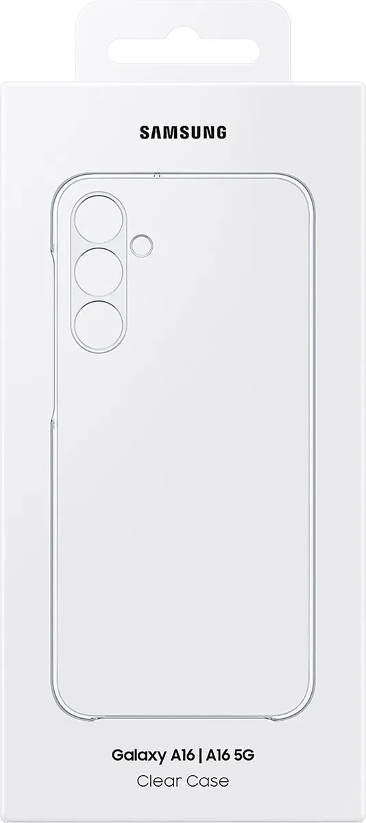 Samsung Galaxy A16 128GB - Zwart + Clear Case