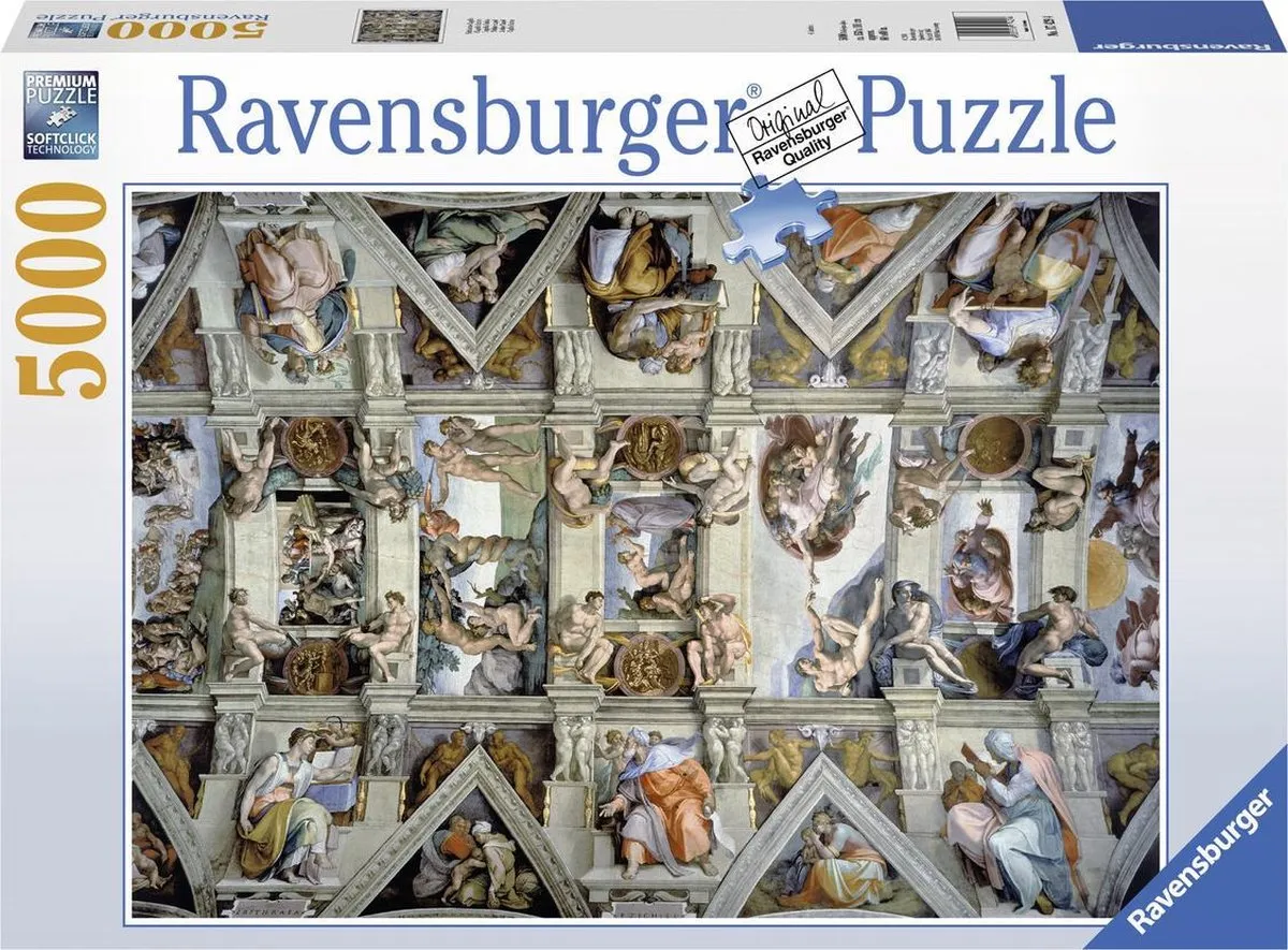 Ravensburger De Sixtijnse Kapel Legpuzzel 5000 Stuks