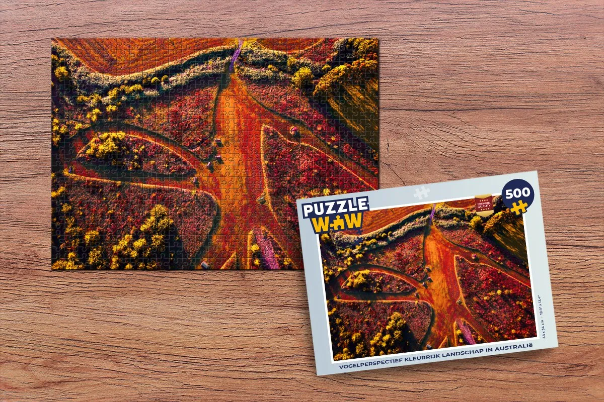 PuzzleWow Australië Legpuzzel 500 Stuks - Multicolor
