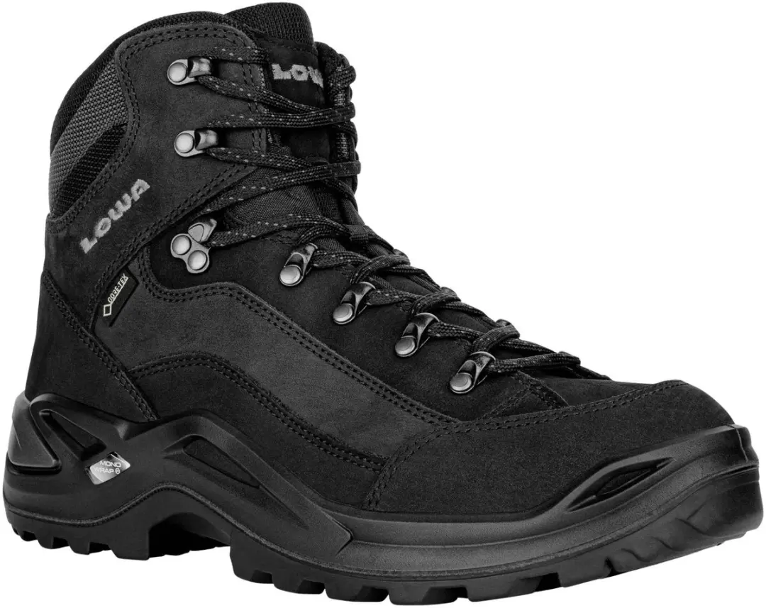 Lowa Renegade GTX Mid Outdoorschoenen Heren 43.5 - Zwart/donkerblauw - afbeelding 6 van 6