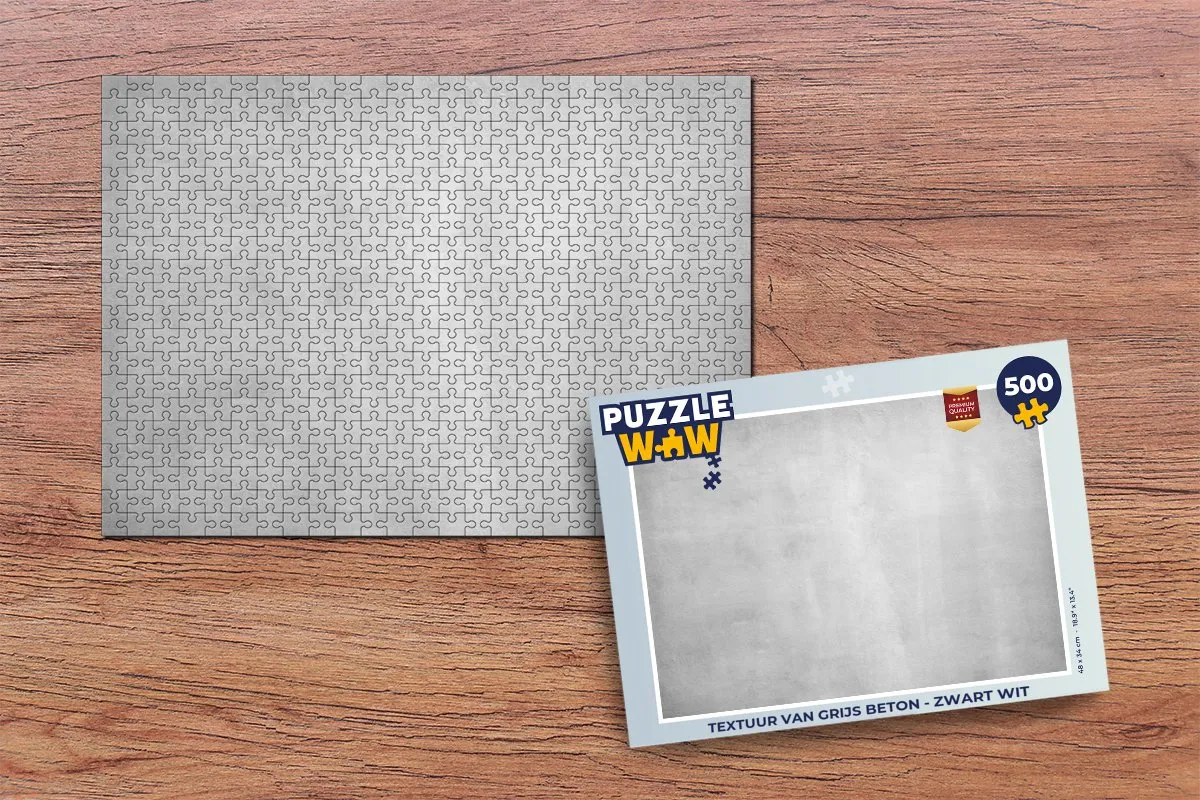 PuzzleWow Beton Puzzel 500 Stuks - Multicolor