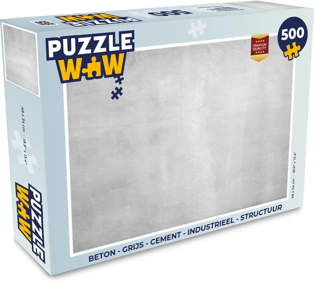 PuzzleWow Beton Puzzel 500 Stuks