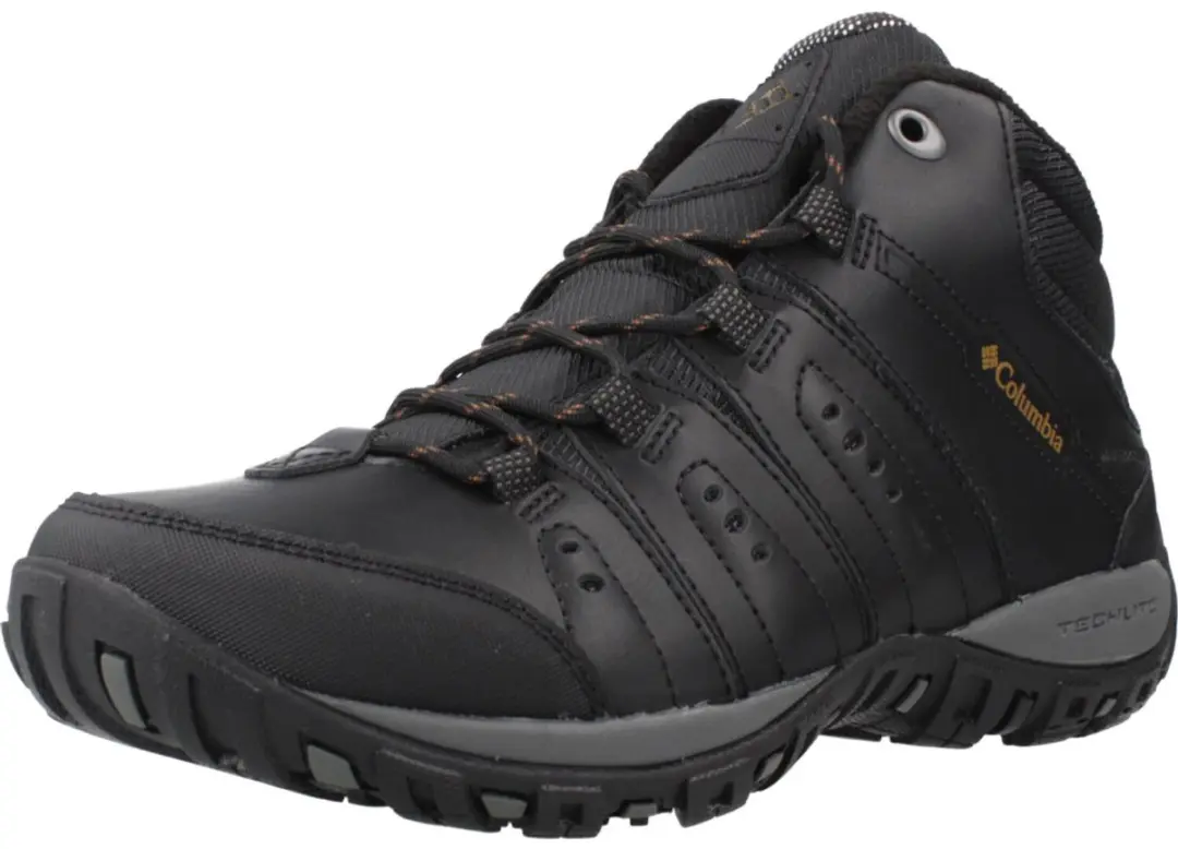 Columbia WOODBURN II CHUKKA WP OMNI-HEAT Heren Wandelschoenen - 43 - Black/Goldenrod