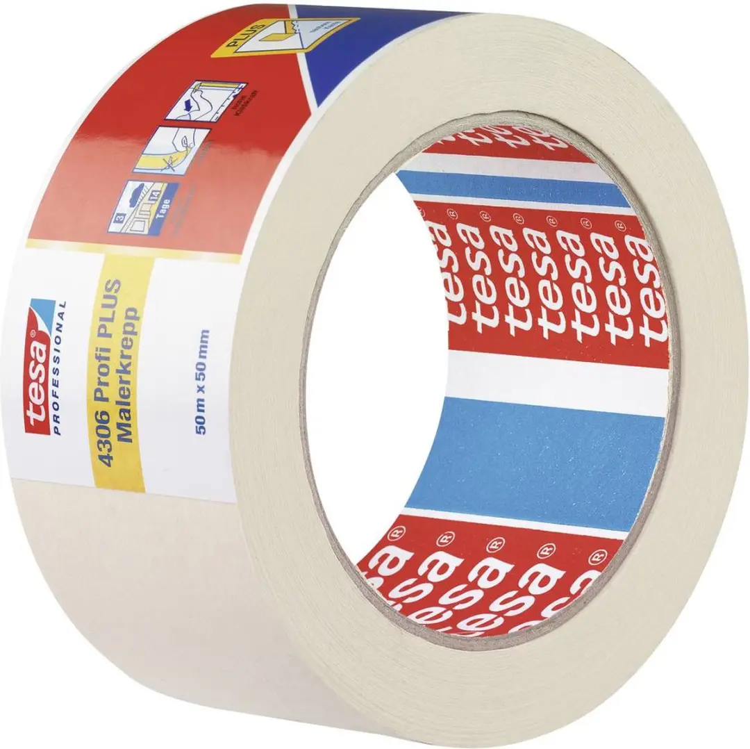 Tesa 4306 Profi PLUS afplakband 50mm - 04306-00046-02 - afbeelding 3 van 5