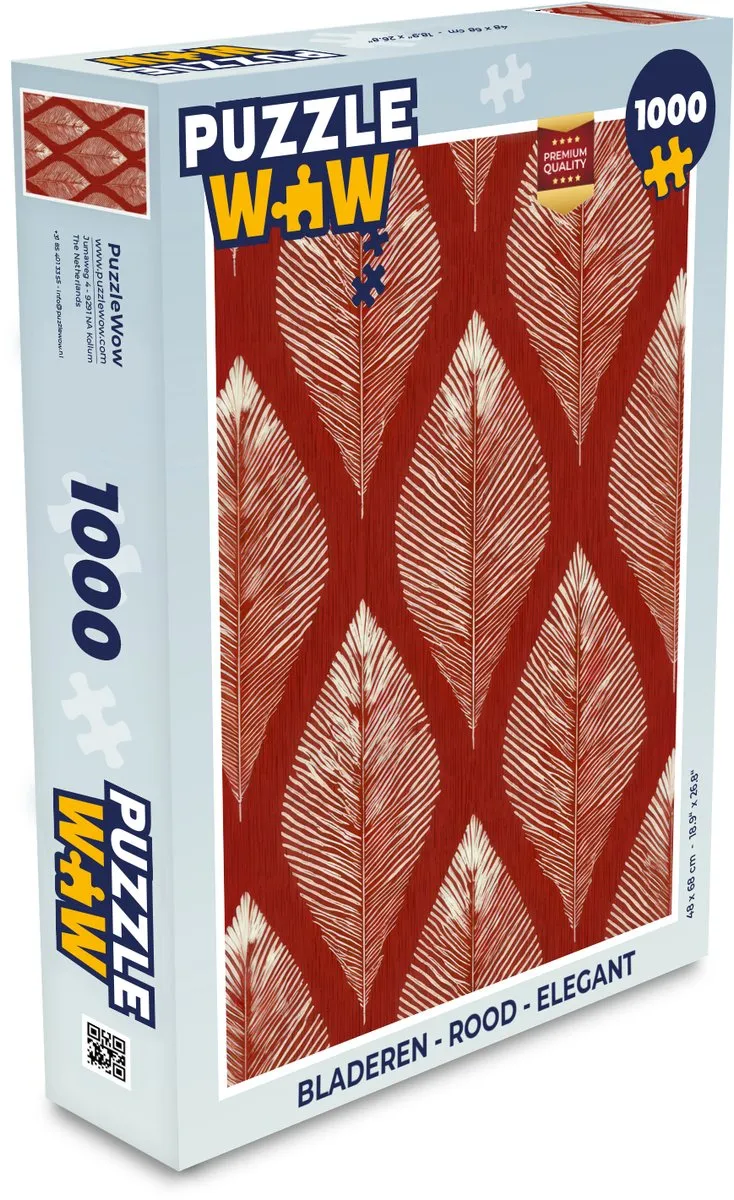 PuzzleWow Legpuzzel 1000 Stuks