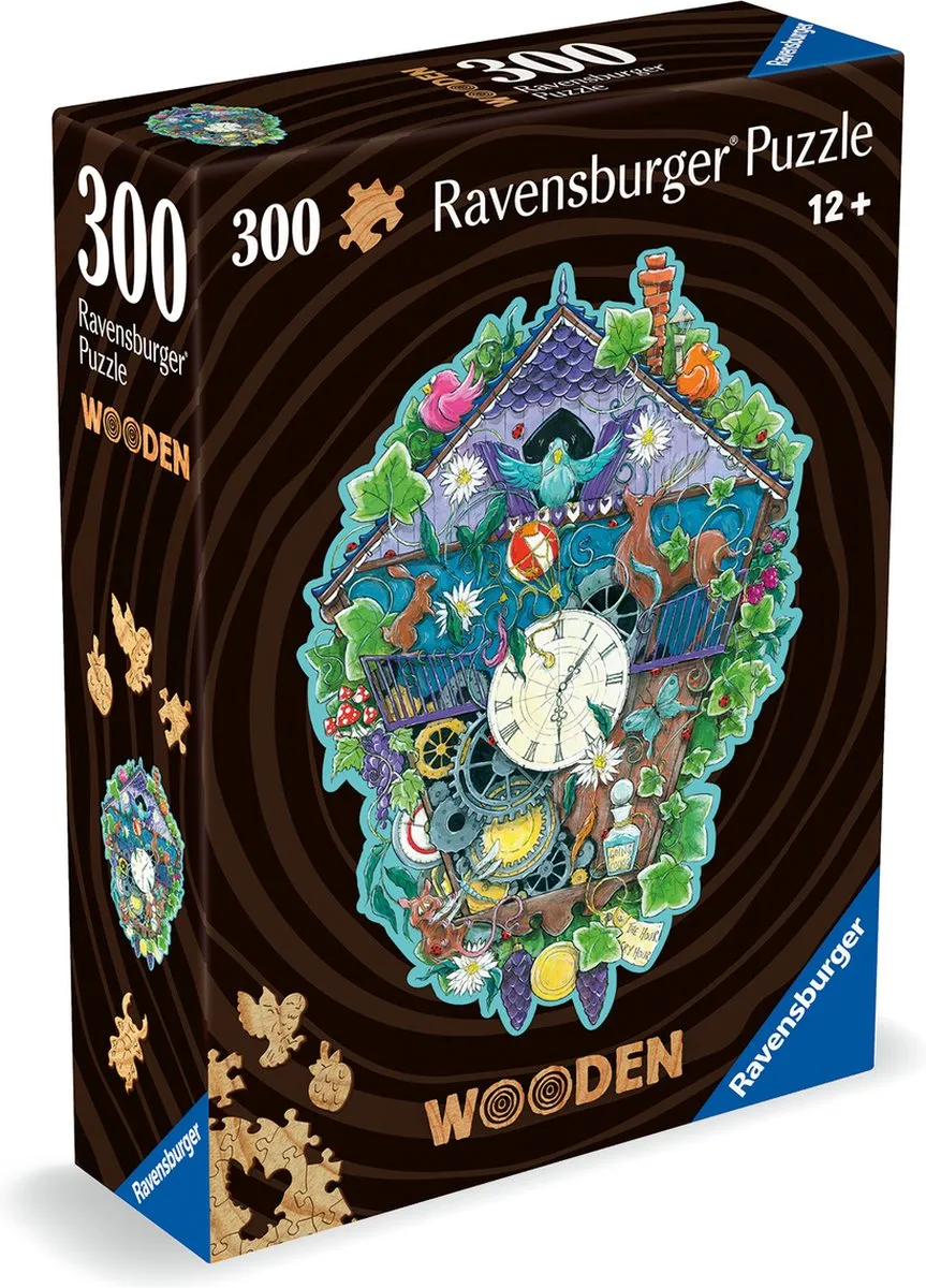 Ravensburger Cuckoo Clock Houten Puzzel 300 Stuks