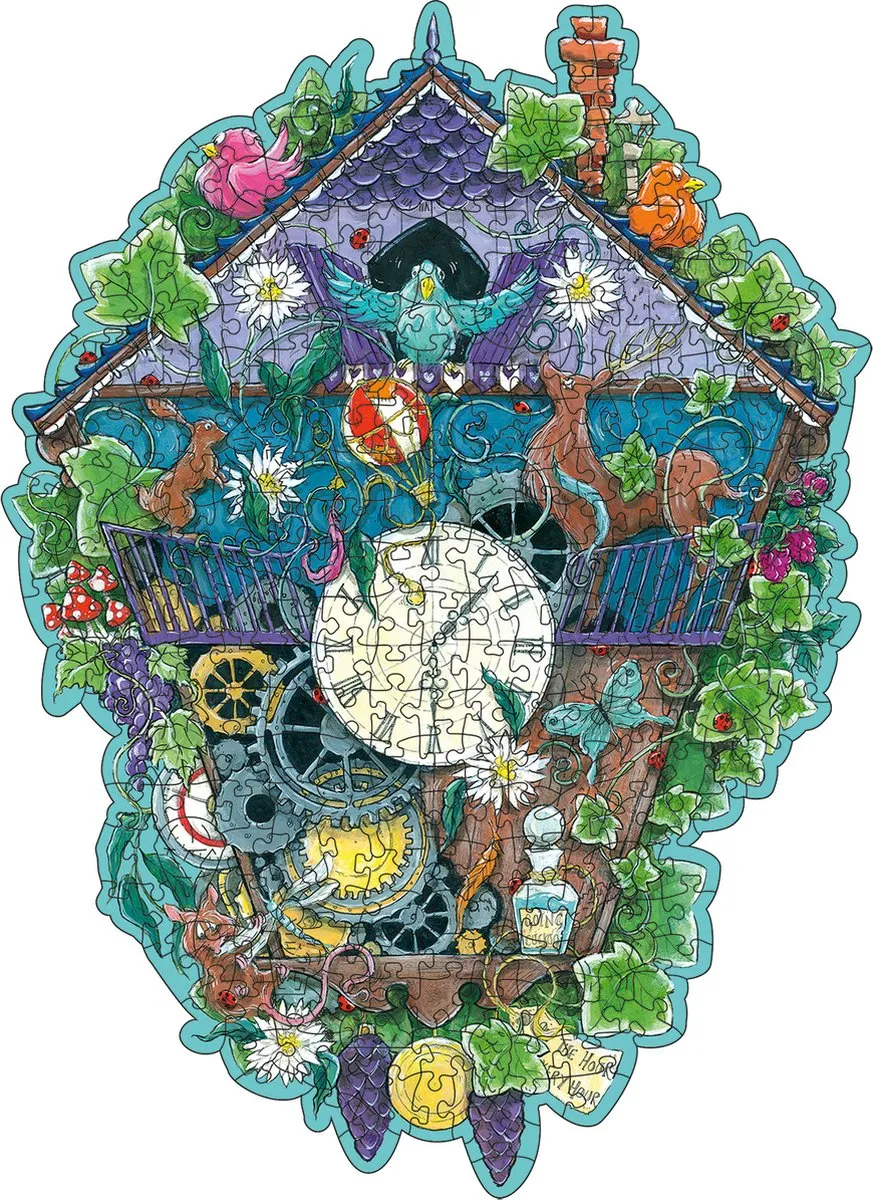 Ravensburger Cuckoo Clock Houten Puzzel 300 Stuks - Multicolor