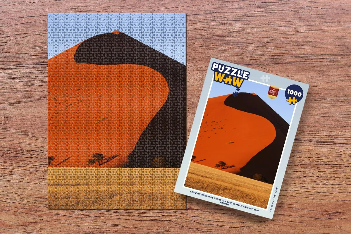 PuzzleWow Legpuzzel Sossusvlei Namibië 1000 Stuks - Multicolor