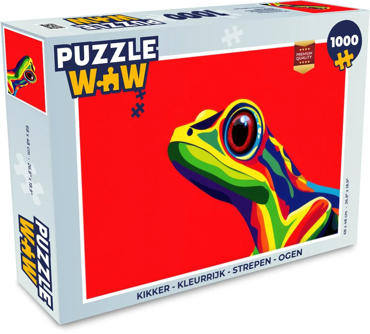 PuzzleWow Kikker Legpuzzel 1000 Stuks