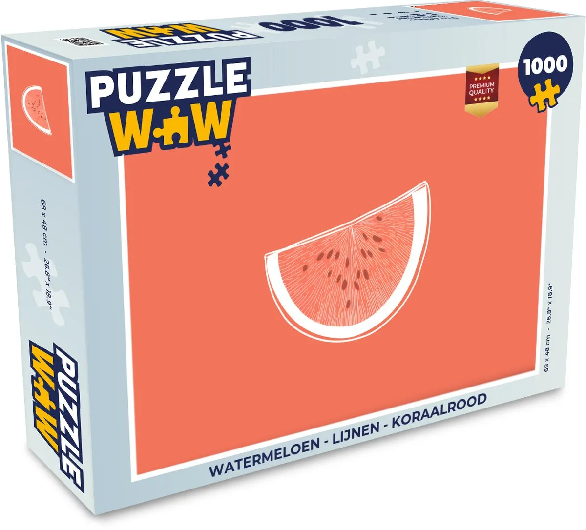PuzzleWow Watermeloen Legpuzzel 1000 Stuks