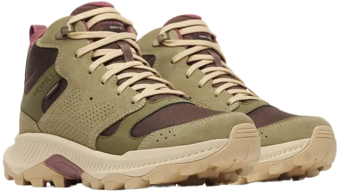 Merrell Tempo Sol Mid Waterproof Wandelschoenen - EU 42 - Olivine