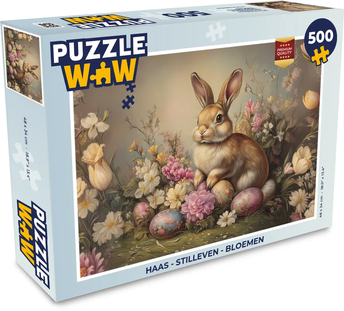 PuzzleWow Puzzel Haas 500 Stuks