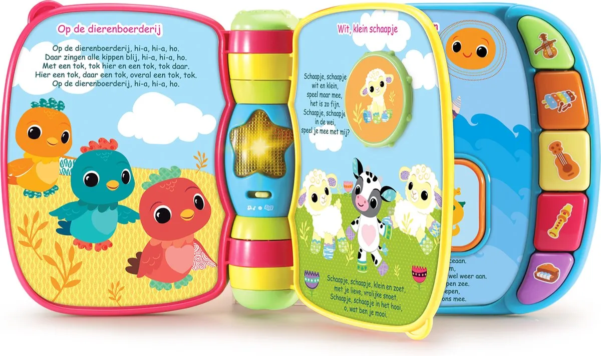 VTech Baby Dierenvriendjes Liedjesboek - Blauw