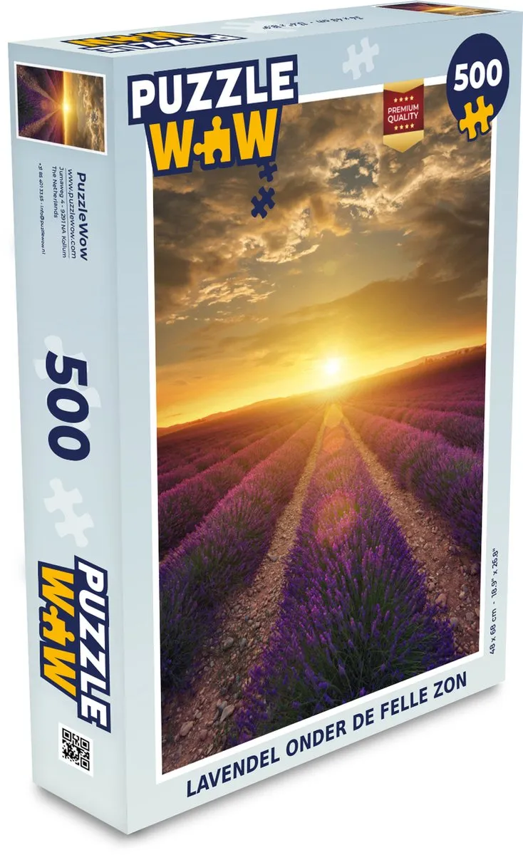 PuzzleWow Frankrijk Legpuzzel 500 Stuks