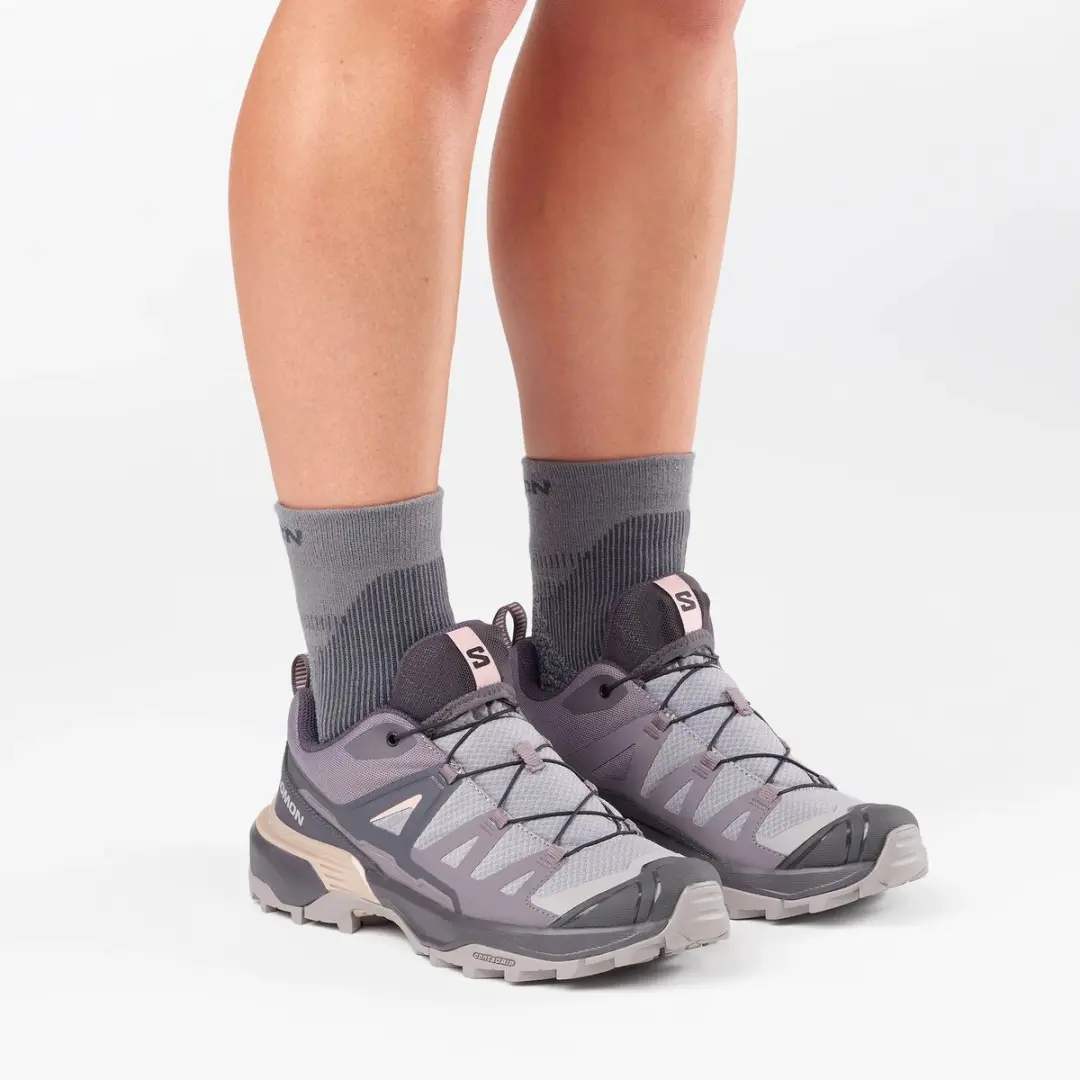 Salomon X Ultra 360 W Wandelschoenen Dames - 41 1/3 - Grijslicht-Groen