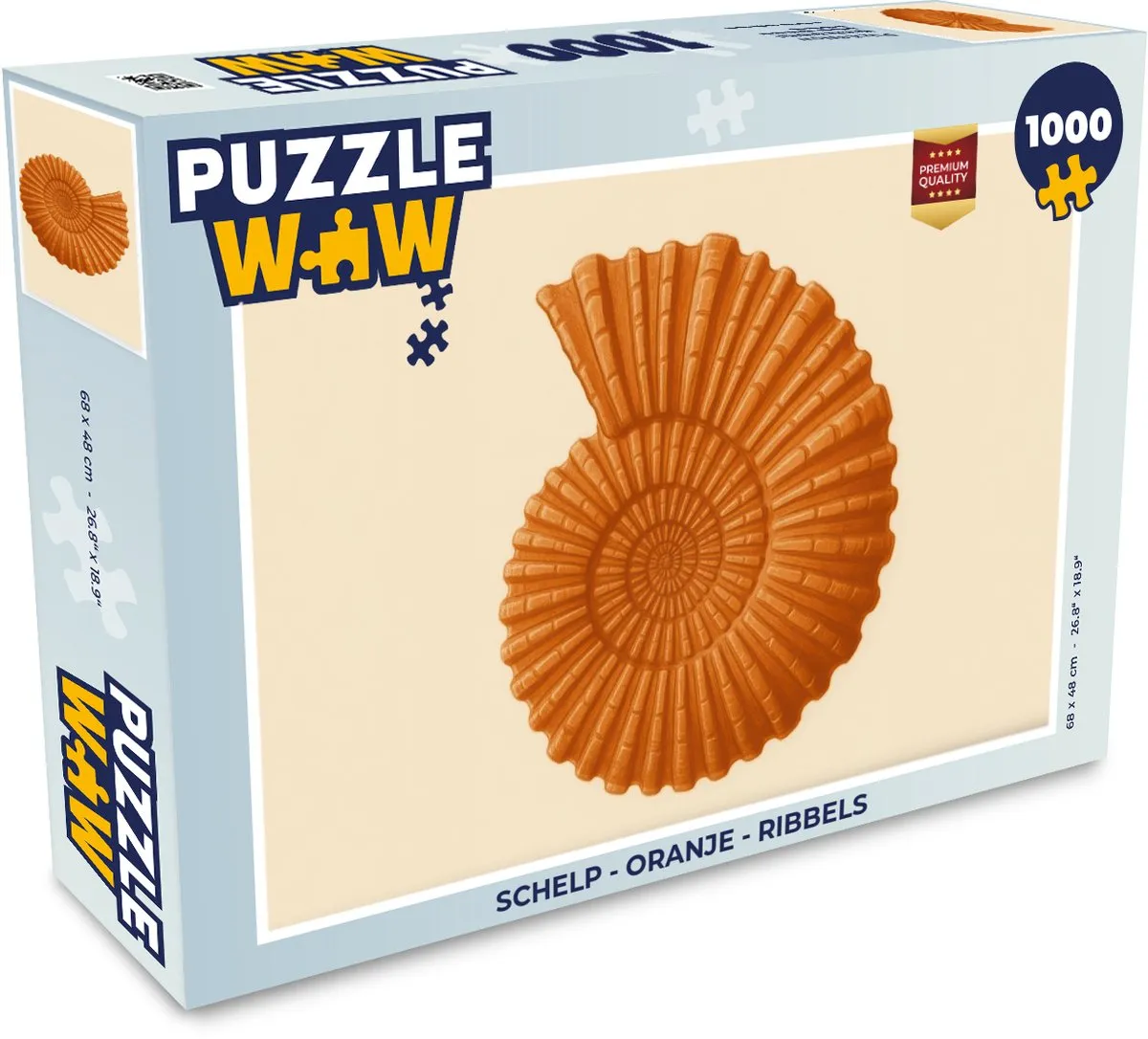 PuzzleWow Schelp Legpuzzel 1000 Stuks