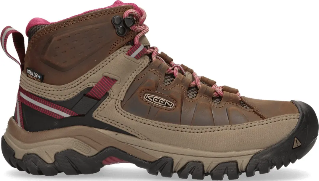 Keen Targhee III Mid Dames Wandelschoenen Weiss/Boysenberry
