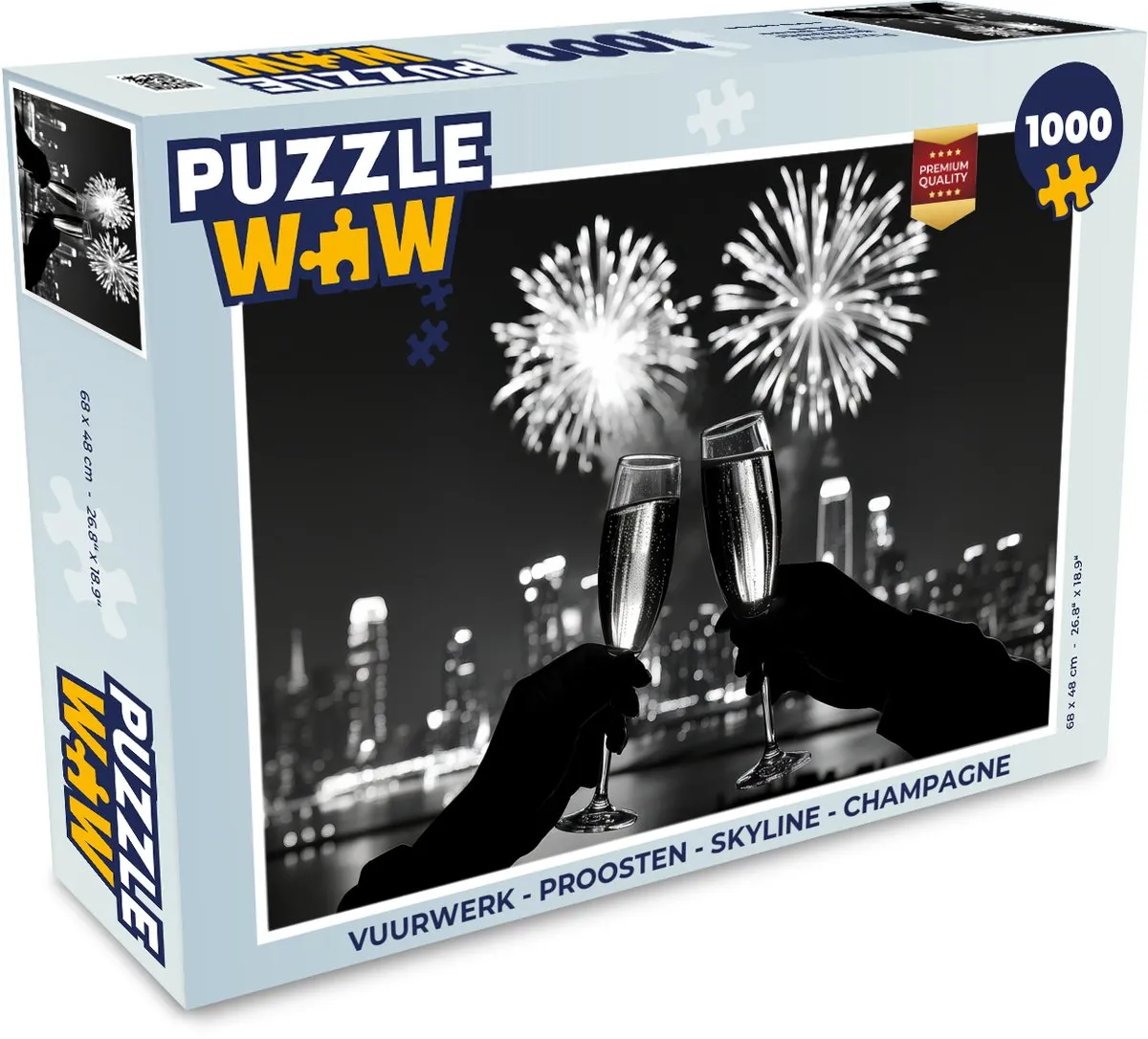 PuzzleWow Proosten Skyline Legpuzzel 1000 Stuks