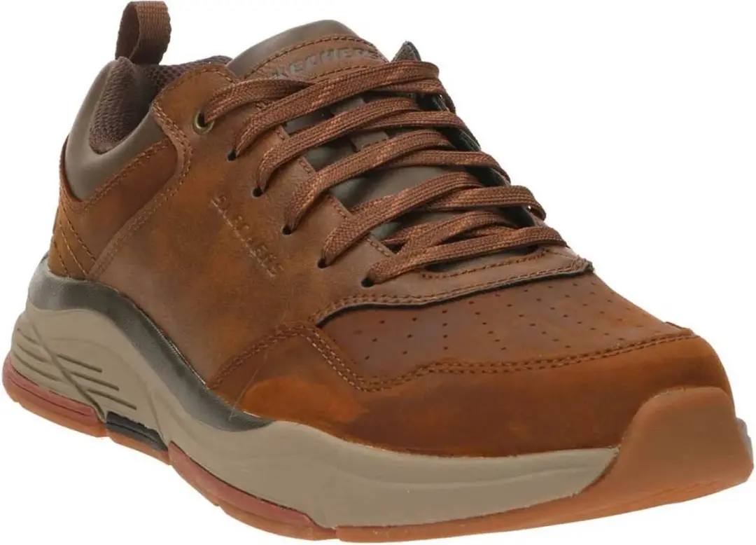 Skechers Benago Treno Bruin Wandelschoenen Heren