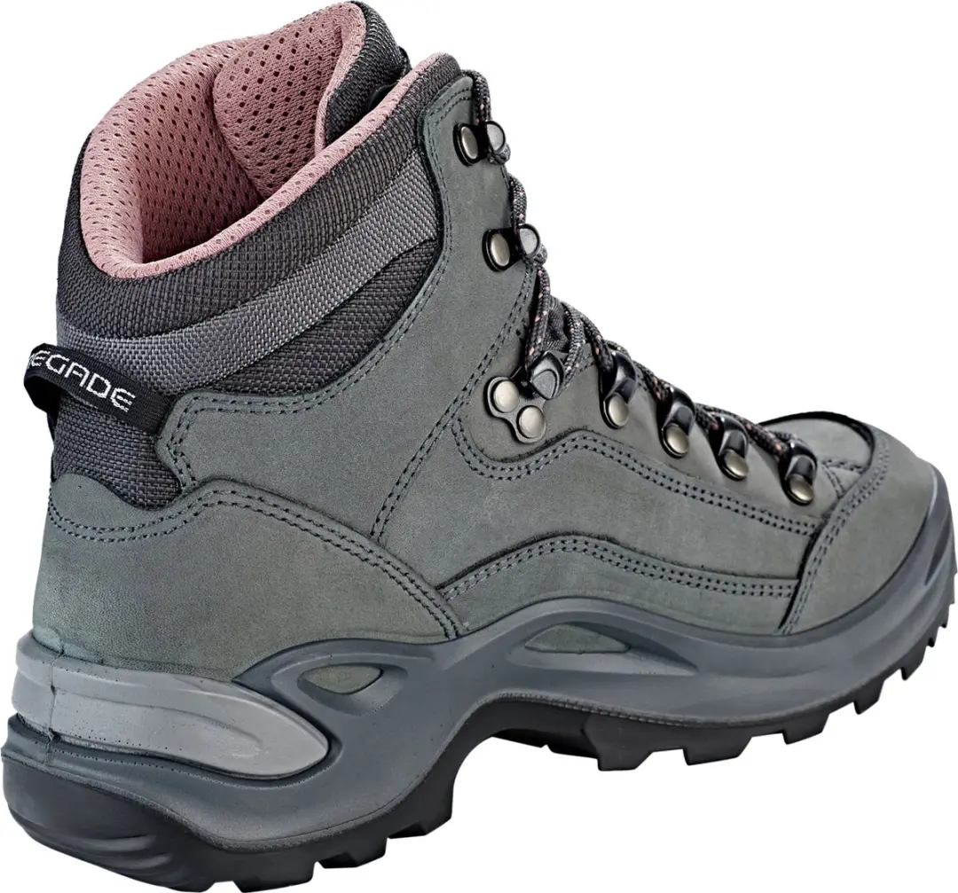 Lowa Renegade GTX Mid Wandelschoenen - 39.5 - Donker grijs/roze - afbeelding 6 van 6