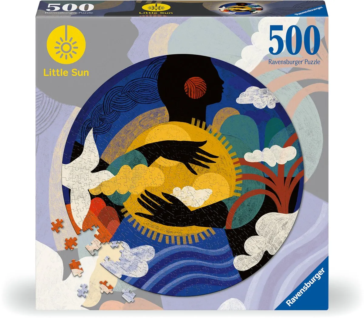 Ravensburger Little Sun Ronde Legpuzzel 500 Stuks - Multicolor